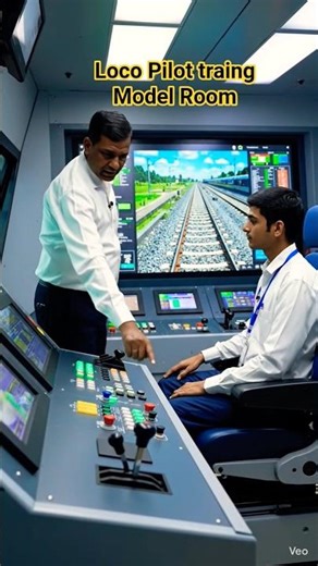 लोको पायलट ट्रेनिंग मॉडल रूम😳।Loco pilot traning model room 😲🤯 #lp #shorts #viralvideo #viralshorts