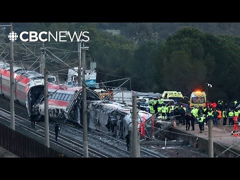 Faulty rail track joint behind deadly high-speed train collision in southern Spain, officials say