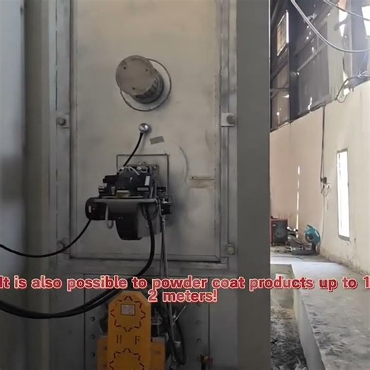 Powder Coating Line with Cyclone Recovery System and Curing Oven for Metal Coating