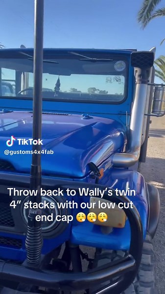 Wally’s Twin 4” Stacks for Toyota Cruiser