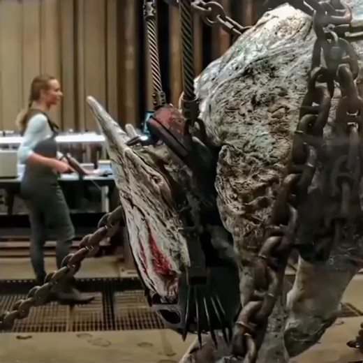 They captured an alien queen.This movie scene 🎬