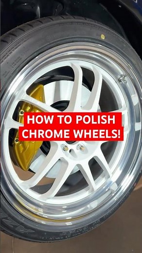 Polishing Wheels w/ Eagle One Never Dull! #automobile #mechanic #cars #detailing #chrome #projectcar