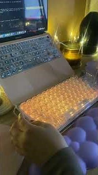 Keyboard Practice | Typing | 10 fingers | ASMR | Cozy ⌨️☕️