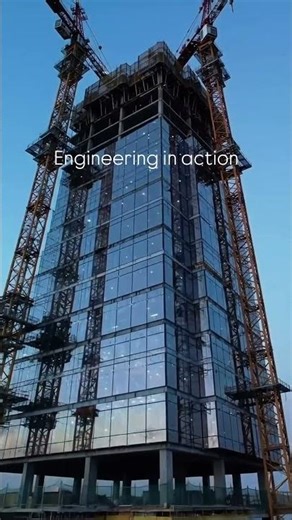 How skyscrapers are built. #construction #engineering