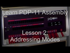 Learn PDP-11 Assembly Lesson 2 - Addressing modes