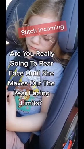 Car seats save lives! Extended rear facing doesn’t always look cute, but kids are flexible and legs can be fixed. It’s not a race to forward face or a competition to see who has a “more advanced” kid. The safest option is to keep kids appropriately restrained to the max of the seat. A CPST can help make sure the car seat is installed correctly #carseat #parent #mvc #car #emergency Disclaimer: For educational and entertainment purposes only and should not be regarded as medical advice or replace 