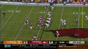 147K views · 4.5K reactions | Longest career touchdown catch for Burks! | Arkansas Razorback Football | Facebook