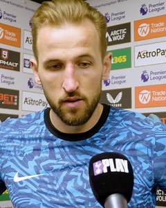 Harry Kane reacts to the 1-0 defeat against Wolves in the Premier League. | Tottenham Hotspur