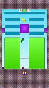 Insane Square Race: High-Frequency Fury! 🟦🟥🟨🟩 #shorts