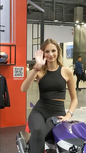 Aprilia Beauty & Beast 🔥 Model Girl Meets Power Bike 😍🏍️