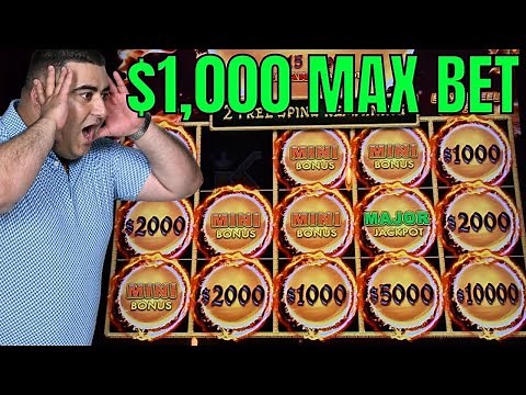 INSANE $1,000 Spins Dragon Link Slot - MUST SEE