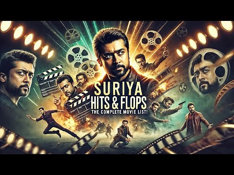 Surya Hit and Flop Movies List: A Full Breakdown | Suriya’s Hits and Flops: All Movies Ranked
