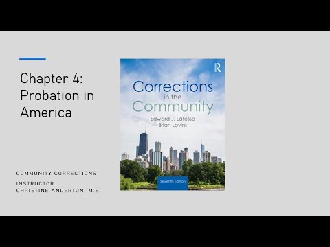Community Corrections Chapter 4: Probation in America