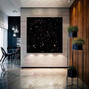Hubble Ultra Deep Field High Rez Canvas Wall Art Space Print Galaxy NASA Astronomy Gift Constellation Outer Space Universe Housewarming Gift - Etsy