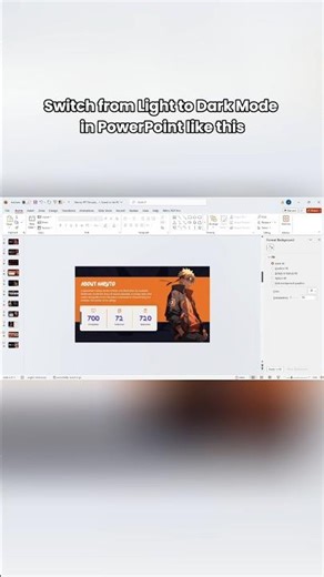 Switch Light to Dark Mode in Seconds #presentationtemplates #ppt #powerpointpresentation #tutorial