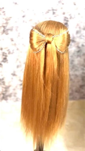 Cute Bow Hairstyle Tutorial | Easy Bow Hair Style for Girls | Latest Trending Hairstyle | hairstyles