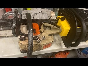 Trying to fix a stihl 009 chainsaw that is not running