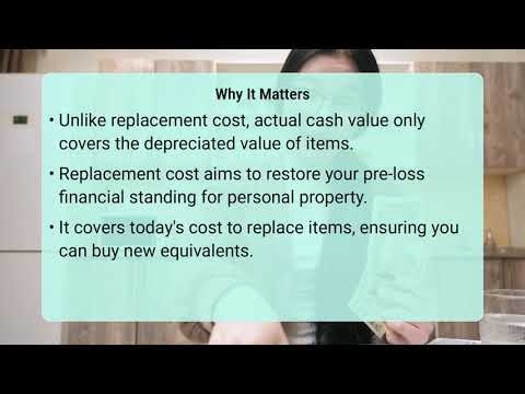 What Does Full Replacement Cost Mean?