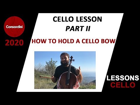 How To Hold A Cello Bow [Cello Lesson 2]