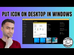 How to Put Icon on Desktop in Windows 10