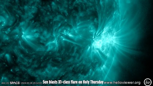 Powerful X-class solar flare slams Earth, triggering radio blackout over the Pacific Ocean