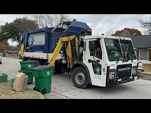 Waste Connections: Mack LR Heil Python Garbage Truck