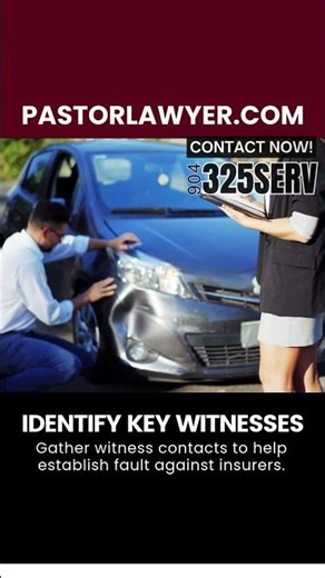 LEGAL TIP: Identify Key Witnesses.