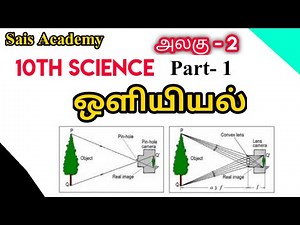 10th Science | ஒளியியல் | Part - 1 | Sais Academy