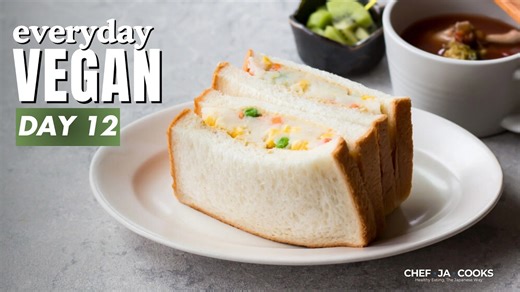 Everyday vegan potato salad sandwich easy plant based recipe