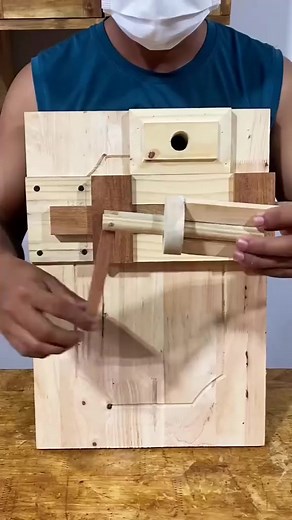 DIY Woodworking Key Lock #woodworking #Tiktok #wood #trending | woodworkingtoolstv.us