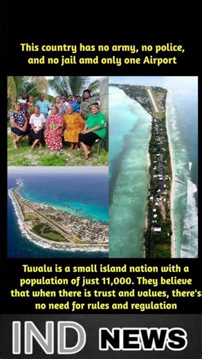 This country has no army, no police, and no jail amd only one Airport