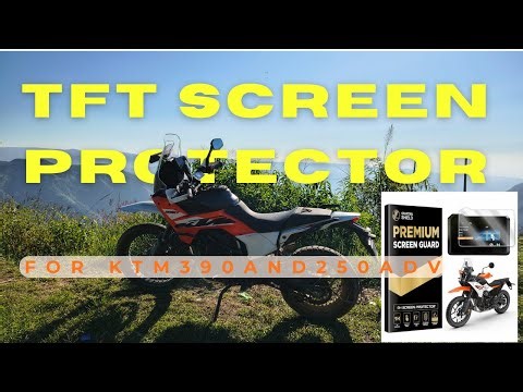 KTM 390 and 250 Adventure TFT Protection | Screen Guard Unbox + Install | Full Guide