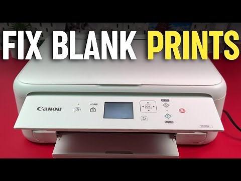 How to Fix Canon Printer Printing Blank Pages (Easy Guide)
