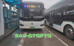 pov218:延伸后的新走向：巴士5公司宝山18路江杨北路绥化路往集宁路罗宁路方向前方展望_哔哩哔哩_bilibili