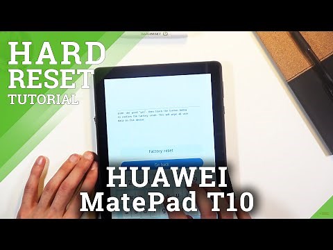 HARD RESET HUAWEI MatePad T10 – Remove Screen Lock / Wipe Data using Recovery Mode