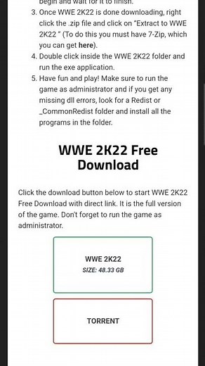 Free download 2k22 with all Dlc #wwe2k22 #short