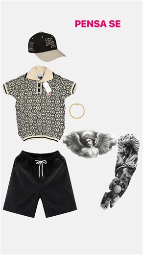 ‼️⚠️peça link ou use os códigos na shopee👇🏻 polo: BNP-QMV-BNS short: APF-DLH-NGA boné: AKX-USV-KVK pulseira: BQY-MVS-DPN #fy #achadosshopee #raul