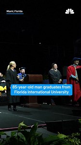 Roberto Fernandez, 85, first enrolled in university back in 1972. He returned 50 years later to complete his degree. | NBC 7 San Diego