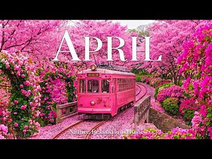 Flowers in April 4K – Early Spring 2026 🌸 When Nature Blooms, Cherry Blossoms & Tulip Fields