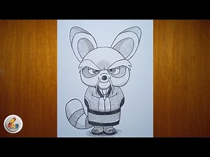 DRAW Master Shifu from KungFu Panda Easily Today-|-