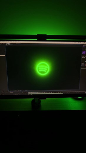 Late Night Animation Concept Featuring Spotify Logo