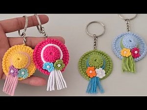 💰Crochet Hat Keychain – Cute Project You Can Sell and Make Money