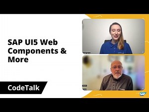 SAP UI5 Web Components & More | SAP CodeTalk