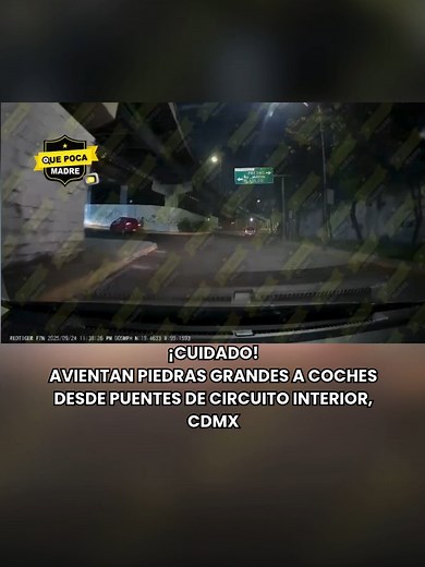 Pánico en el túnel del Circuito Interior CDMX