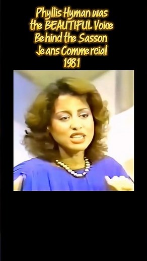 Phyllis Hyman sang on the Sasson Jeans commercial in 1981. 💕 FOLLOW ✅️LIKE ✅️ COMMENT ✅️SHARE✅️