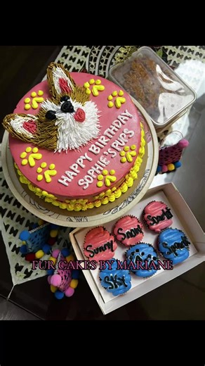 Happy Birthday Dog Cake Celebration for Sophie’s Pups