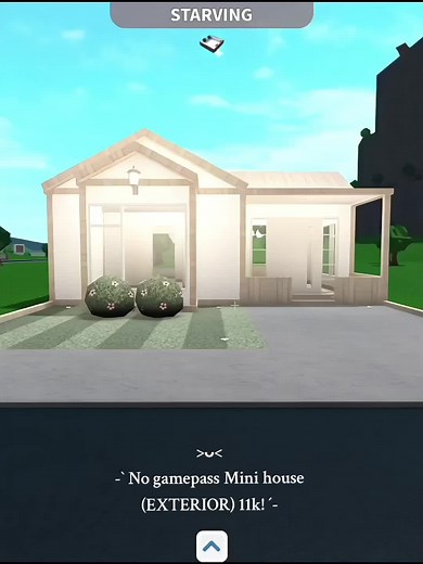 Budget-Friendly Mini House Build | Bloxburg Exterior Design