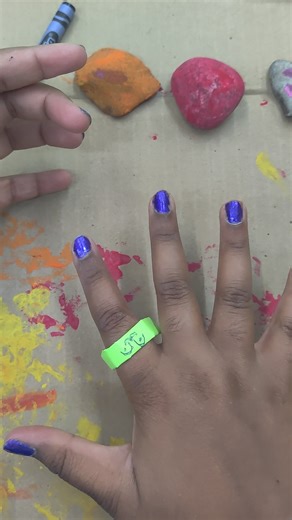 DIY Easy Craft paper ring #art #craft #creative #kids #fun