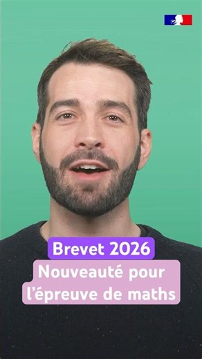 🧠 2026 Brevet Exam: A new feature for the math exam