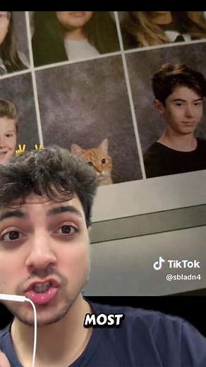 Sbladn (@sbladn4)’s video of cat in school yearbook